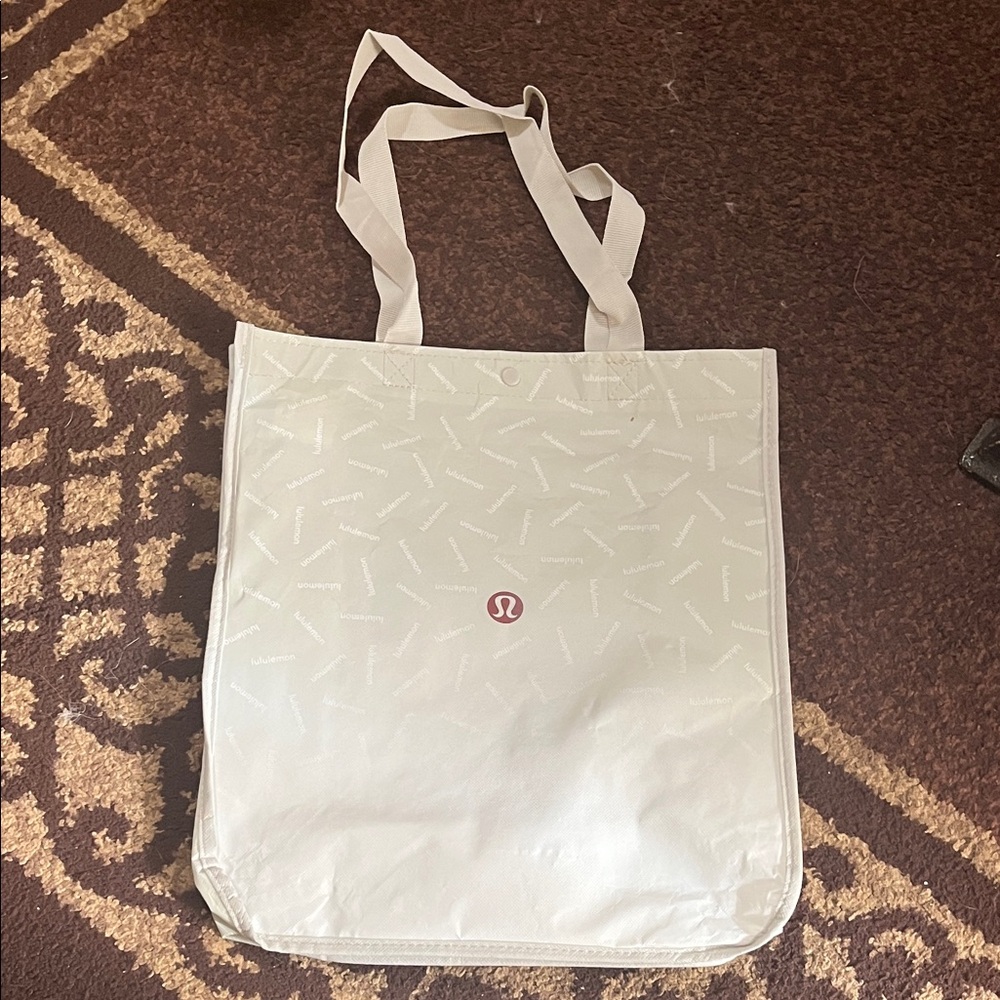 lululemon athletica White Tote Bag